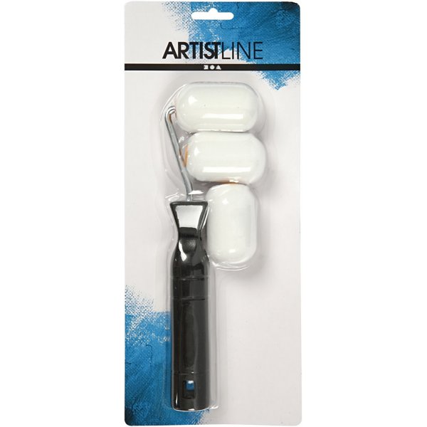 Rouleaux  peinture avec manche - L6 cm