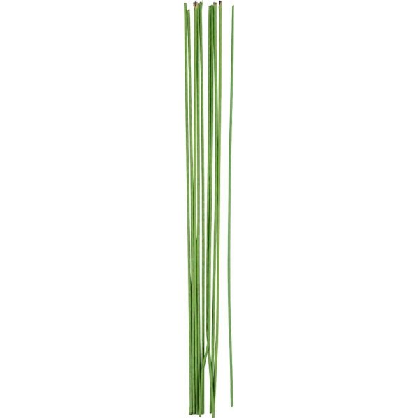 Tiges de fleurs - vertes - Ø2 mm - 20 pcs