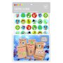 Kit de bricolage Calendrier de Noël, 24 sachets, 3 feuilles d\\\'autocollants Kit de bricolage Calendrier de Noël, 24 sachets, 3 feuilles d\\\'autocollants