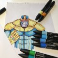 Image client ProMarker W&N - Tons chair 6 Stylos