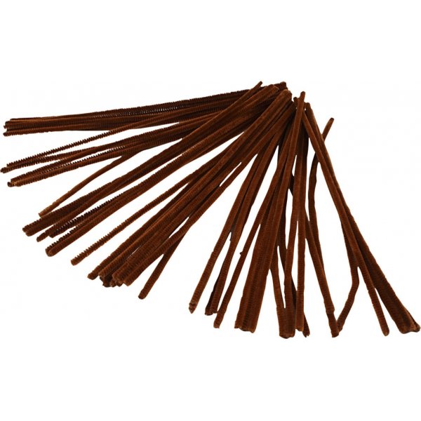 Cure-pipe - marron - 50 pcs Cure-pipe - marron - 50 pcs