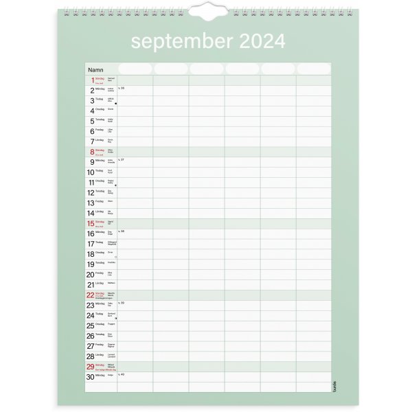 Calendrier familial 24/25 - Pratique