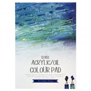 Bloc Acrylique & Huile Sense 230g - A4 Bloc Acrylique & Huile Sense 230g - A4