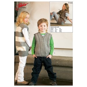 Patron tricot - Tunique slipover & slipover dos rayé Patron tricot - Tunique slipover & slipover dos rayé