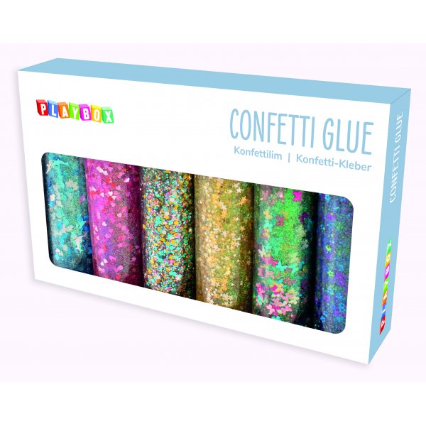 Colle � confettis - 6 x 110 g