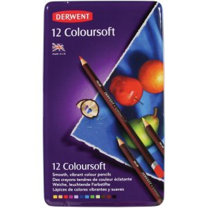 Derwent Colorsoft - 12 crayons Derwent Colorsoft - 12 crayons