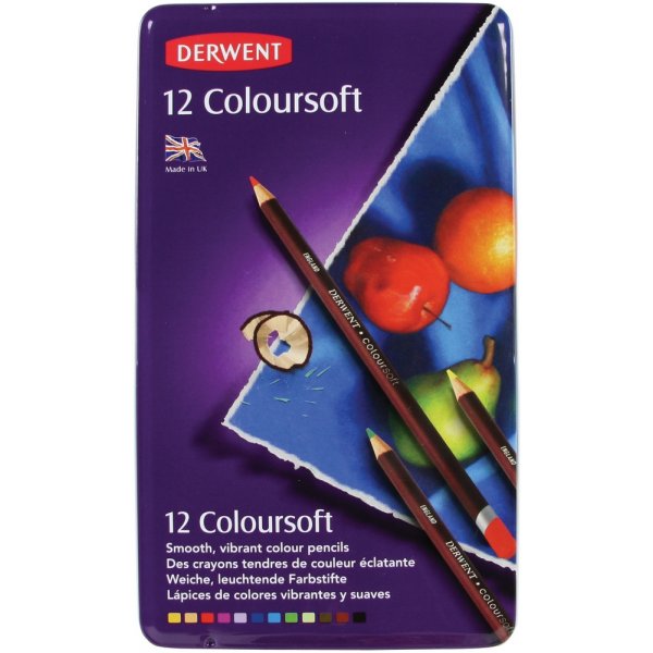 Derwent Colorsoft - 12 crayons