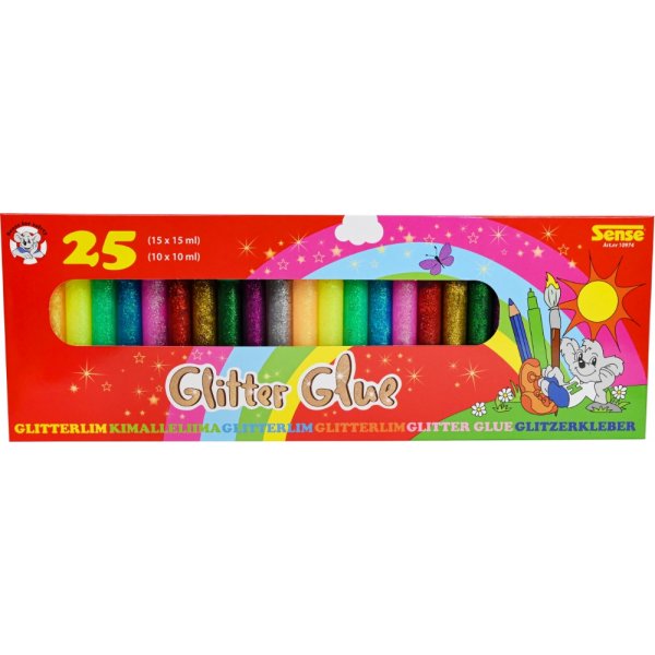 Colle pailletée Sense - Lot de 25 Colle pailletée Sense - Lot de 25