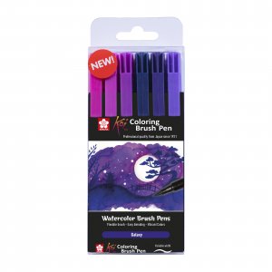 Stylo pinceau Sakura Koi Coloring Brush 6 stylos - Galaxie Stylo pinceau Sakura Koi Coloring Brush 6 stylos - Galaxie