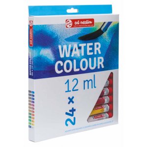 Peintures aquarelle Art Creation 12 ml - 24 couleurs Peintures aquarelle Art Creation 12 ml - 24 couleurs