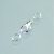 Mousqueton 11 mm - plaqué argent Mousqueton 11 mm - plaqué argent