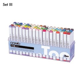 Set de marqueurs Copic - 72 stylos - Set C Set de marqueurs Copic - 72 stylos - Set C