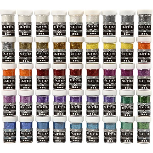 Paillettes - couleurs mlanges - 46 x 20 g