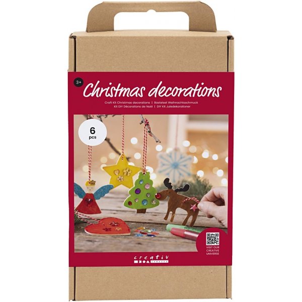 Kit DIY Décorations de Noël - Coloriage Kit DIY Décorations de Noël - Coloriage