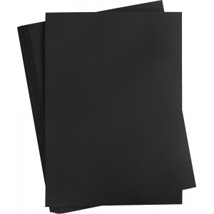 Carton coloré - noir - A2 - 180 g - 100 feuilles Carton coloré - noir - A2 - 180 g - 100 feuilles