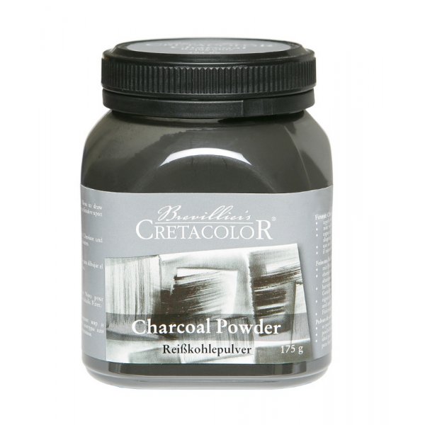 Poudre de carbone finement broye Cretacolor - 175g