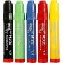 Mucki Marqueur pour verre et porcelaine - couleurs mlanges - 5 pcs