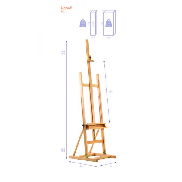 Chevalet - Studio H-Frame N31 - Naples - KIT