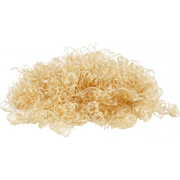 Cheveux de poupe boucls - chtain clair - 15 g