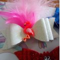 Image client Plumes couleurs mélangées - 200 pcs