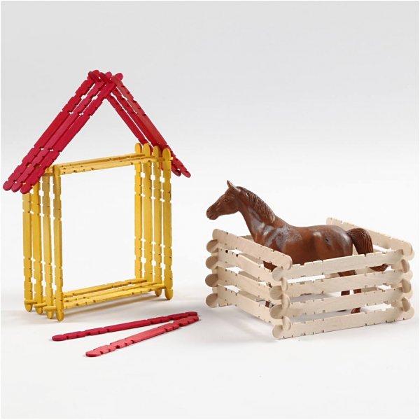 Btons de construction - couleurs mlanges - 1000 pcs