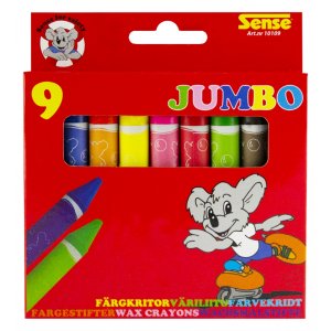 Crayons Sense Jumbo - 9 crayons Crayons Sense Jumbo - 9 crayons