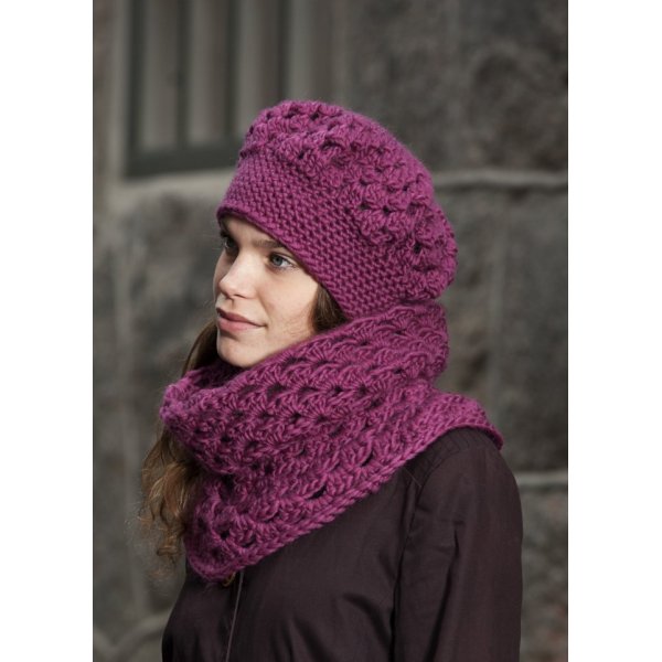 Patron au crochet - Polo bonnet et charpe au crochet