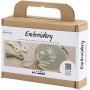 Mini DIY Kit Broderie - vert poussireux - Cerceau  broder