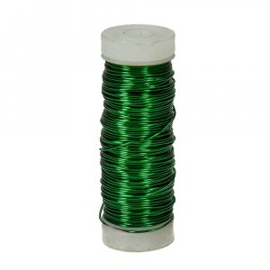 Fil de cuivre ø 0,50 mm - vert métallisé 25 m Fil de cuivre ø 0,50 mm - vert métallisé 25 m