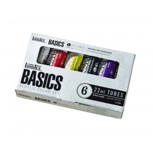 Set de peinture acrylique Liquitex Basset 6x22 ml Set de peinture acrylique Liquitex Basset 6x22 ml