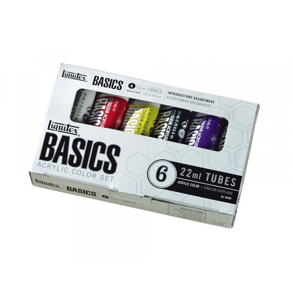 Set de peinture acrylique Liquitex Basset 6x22 ml