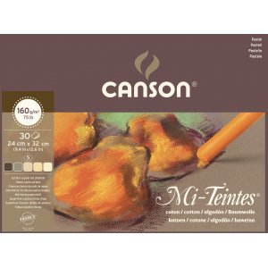 canson Mi-Teintes Papier Pastel Terre 160g - 24x32 cm canson Mi-Teintes Papier Pastel Terre 160g - 24x32 cm