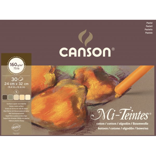 canson Mi-Teintes Papier Pastel Terre 160g - 24x32 cm