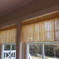 Image client Tissu coton Vichy Medium carrés - Jaune-Blanc - 147 cm