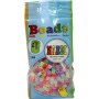 Perles tube - couleurs pailletes - moyen - 1100 pcs