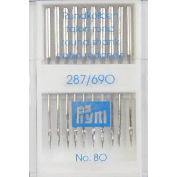 Aiguilles pour machine  coudre Sys. 287(690) Standard 11/80 10 pices