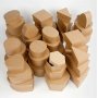 Cendres - papier mch - 72 pcs