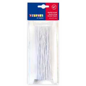 Cordon élastique - Blanc - Différentes longueurs ! Cordon élastique - Blanc - Différentes longueurs !