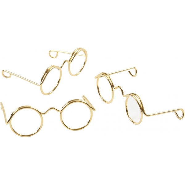 Lunettes - or - 35 mm - 10 pcs Lunettes - or - 35 mm - 10 pcs