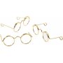 Lunettes - or - 35 mm - 10 pcs