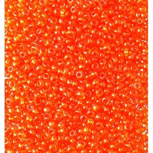 Rocailles transparentes - orange Rocailles transparentes - orange