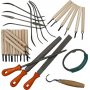 Jeu d'outils pour la pierre ollaire