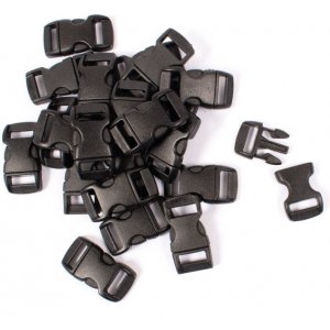 Boucle à clic 11 mm noir 100 pcs Boucle à clic 11 mm noir 100 pcs