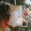 Image client Cheveux de poup�e - blanc 15 g