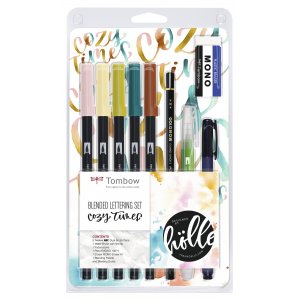 Ensemble de lettrage fondu Tombow Cozy Times Ensemble de lettrage fondu Tombow Cozy Times