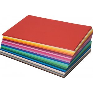 Papier ton - couleurs mélangées - A4 - 500 feuilles Papier ton - couleurs mélangées - A4 - 500 feuilles