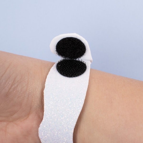 Velcro rond noir 20 mm 12 jeux autocollants