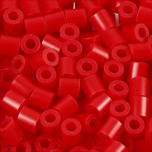 Perles tube - rouge (32231) - moyen - 1100 pcs Perles tube - rouge (32231) - moyen - 1100 pcs