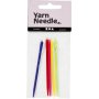 Aiguilles  tricoter - couleurs mlanges - 5 pcs