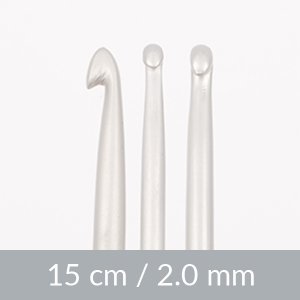 Crochet - Aluminium - 15cm - Différentes tailles Crochet - Aluminium - 15cm - Différentes tailles